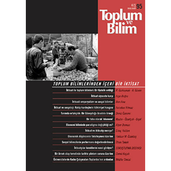 Toplum Ve Bilim Sayı: 95 Kolektif