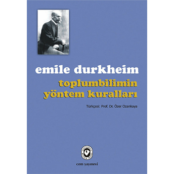 Toplumbilimde Yöntem Kuralları Emile Durkheim