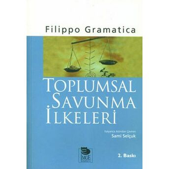 Toplumsal Savunma Ilkeleri Filippo Gramatica