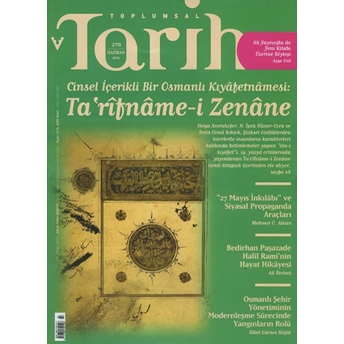 Toplumsal Tarih Dergisi Sayı: 270 Haziran 2016 Kolektif