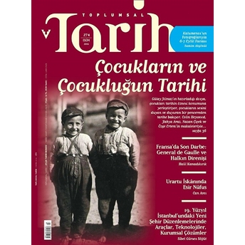 Toplumsal Tarih Dergisi Sayı: 274 Ekim 2016 Kolektif