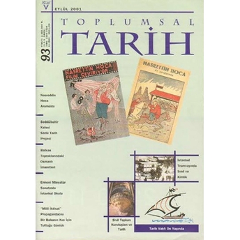 Toplumsal Tarih Dergisi Sayı: 93 Kolektif