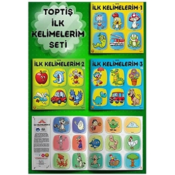 Toptiş Ilk Kelimelerim Seri (3 Kitap) Kolektif