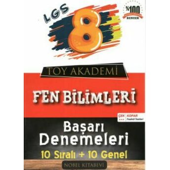 Toy Akademi 8.Sınıf Fen Bilimleri 10 Lu Deneme (Yeni) Kolektif