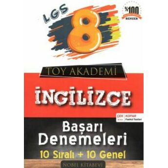 Toy Akademi 8.Sınıf Ingilizce 10 Lu Deneme (Yeni) Kolektif