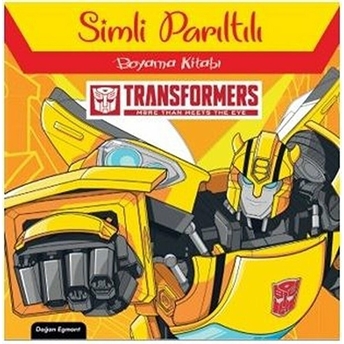 Transformers Simli Parıltılı Boyama Kitabı Kolektif