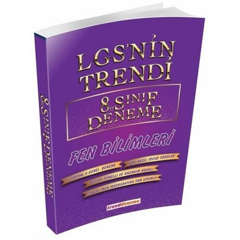 Trend Akademi Yayınları Lgs'nin Trendi 8. Sınıf Fen Bilimleri Deneme