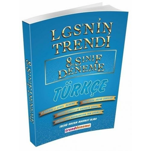 Trend Akademi Yayınları Lgs'nin Trendi 8. Sınıf Türkçe Deneme