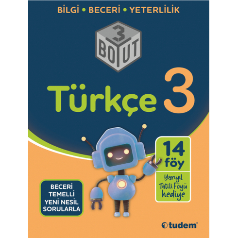 Tudem 3 Sınıf Türkçe 3 Boyut