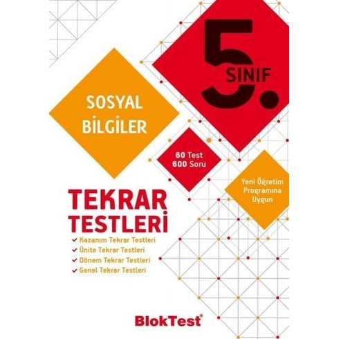 Tudem 5.Sınıf Sosyal Bilgiler Tekrar Testleri 2019