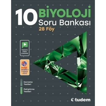 Tudem Yayınları 10. Sınıf Biyoloji Soru Bankası Komisyon