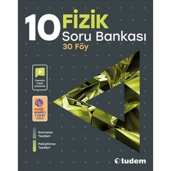 Tudem Yayınları 10. Sınıf Fizik Soru Bankası Komisyon