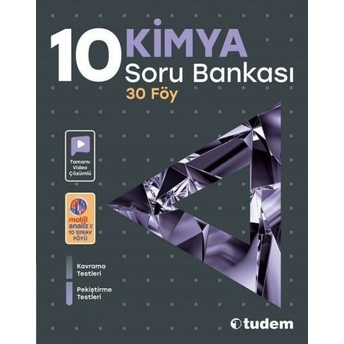 Tudem Yayınları 10. Sınıf Kimya Soru Bankası Komisyon