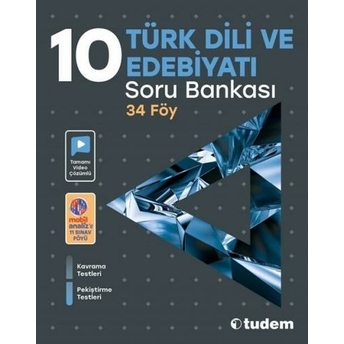 Tudem Yayınları 10. Sınıf Türk Dili Ve Edebiyatı Soru Bankası Komisyon