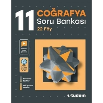 Tudem Yayınları 11. Sınıf Coğrafya Soru Bankası Komisyon