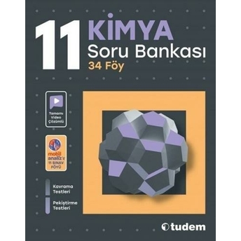 Tudem Yayınları 11. Sınıf Kimya Soru Bankası Komisyon