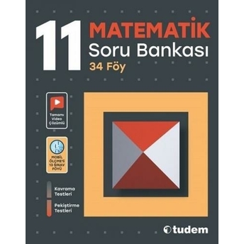 Tudem Yayınları 11. Sınıf Matematik Soru Bankası Komisyon