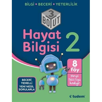 Tudem Yayınları 2. Sınıf Hayat Bilgisi 3 Boyut Soru Bankası Komisyon