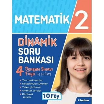 Tudem Yayınları 2. Sınıf Matematik Dinamik Soru Bankası Komisyon