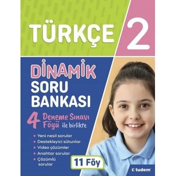 Tudem Yayınları 2. Sınıf Türkçe Dinamik Soru Bankası Komisyon