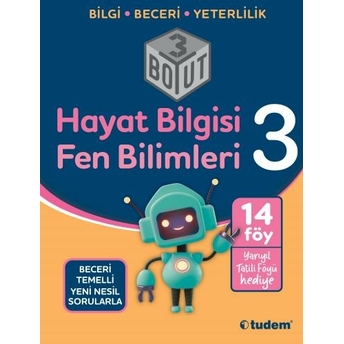 Tudem Yayınları 3. Sınıf Hayat Bilgisi Fen Bilimleri 3 Boyut Komisyon