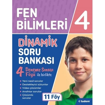 Tudem Yayınları 4. Sınıf Fen Bilimleri Dinamik Soru Bankası Komisyon