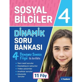 ​Tudem Yayınları 4. Sınıf Sosyal Bilgiler Dinamik Soru Bankası Komisyon