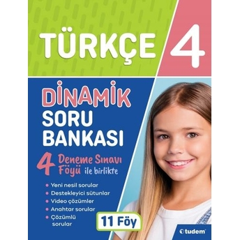 Tudem Yayınları 4. Sınıf Türkçe Dinamik Soru Bankası Komisyon