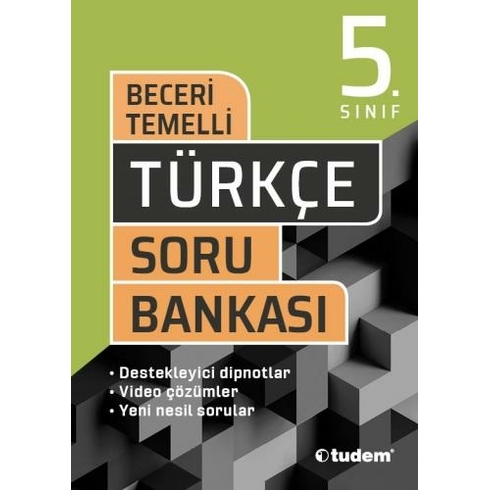 Tudem Yayınları 5 Sınıf Beceri Türkçe Temelli Soru Bankası