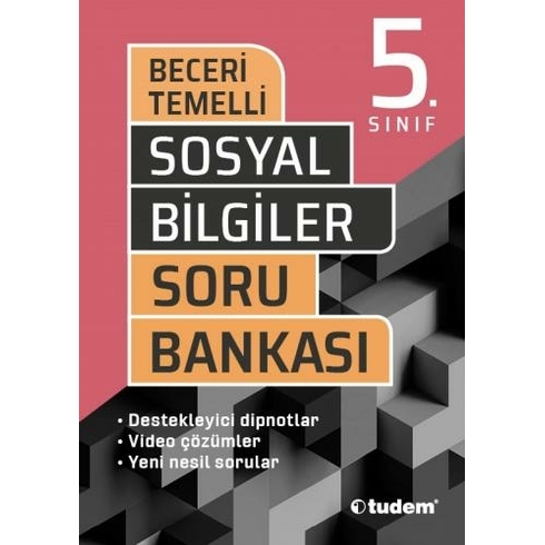 Tudem Yayınları 5. Sınıf Sosyal Bilgiler Beceri Temelli Soru Bankası