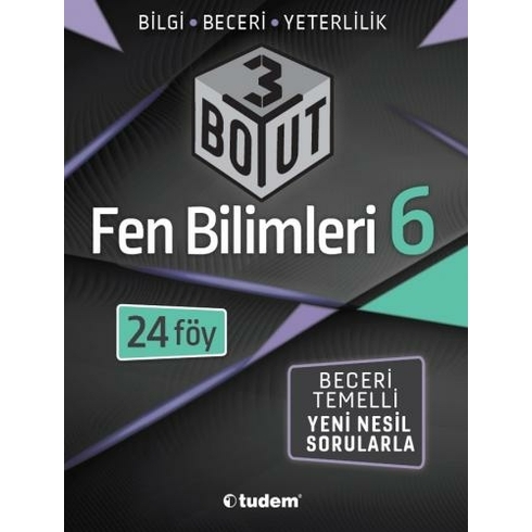 Tudem Yayınları 6. Sınıf 3 Boyut Fen Bilimleri