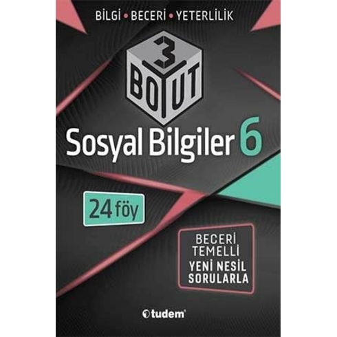 Tudem Yayınları 6. Sınıf 3 Boyut Sosyal Bilgiler