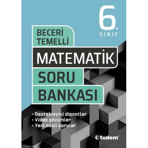 Tudem Yayınları 6. Sınıf Matematik Beceri Temelli Soru Bankası