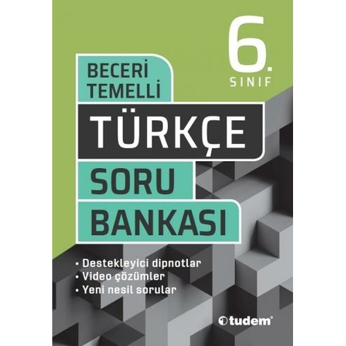 Tudem Yayınları 6. Sınıf Türkçe Beceri Temelli Soru Bankası