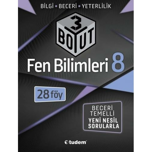 Tudem Yayınları 8. Sınıf 3 Boyut Fen Bilimleri