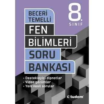 Tudem Yayınları 8. Sınıf Fen Bilimleri Beceri Temelli Soru Bankası Komisyon