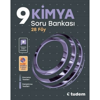 Tudem Yayınları 9. Sınıf Kimya Soru Bankası Komisyon