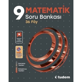 Tudem Yayınları 9. Sınıf Matematik Soru Bankası Komisyon