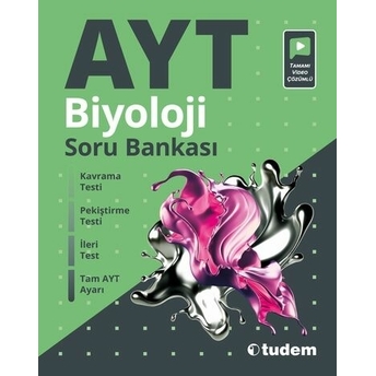 Tudem Yayınları Ayt Biyoloji Soru Bankası Video Çözümlü Komisyon