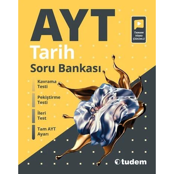 Tudem Yayınları Ayt Tarih Soru Bankası Video Çözümlü Komisyon