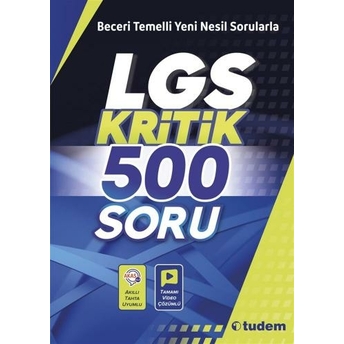 Tudem Yayınları Lgs Kritik 500 Soru Komisyon