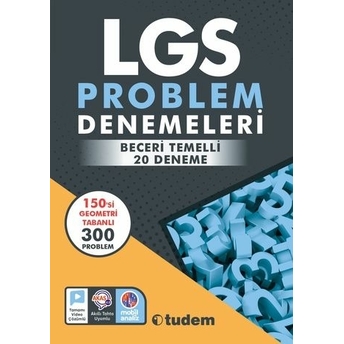 Tudem Yayınları Lgs Problemler Beceri Temelli 20 Deneme Video Çözümlü Komisyon