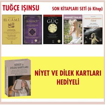 Tuğçe Işınsu Son Kitapları Seti (5 Kitap - Niyet Ve Dilek Kartları Hediyeli) Tuğçe Işınsu