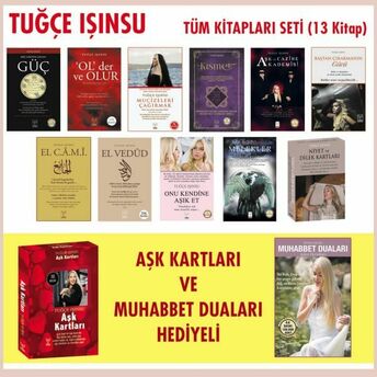 Tuğçe Işınsu Tüm Kitapları Seti (11 Kitap - Aşk Kartları Ve Muhabbet Duaları Hediyeli) Tuğçe Işınsu