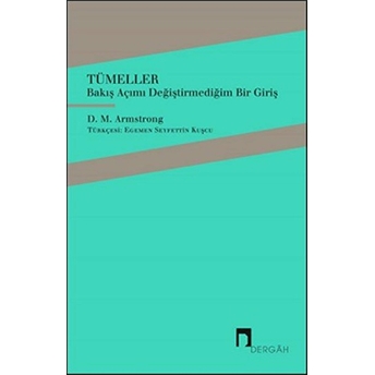 Tümeller - Bakış Açımı Değiştirmediğim Bir Giriş D. M. Armstrong