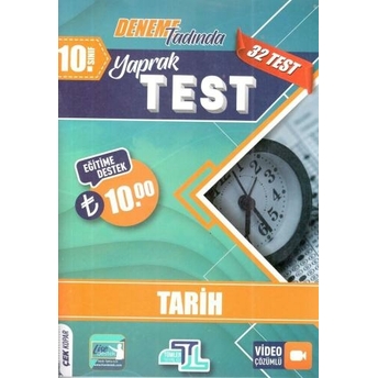 Tümler Yayınları 10. Sınıf Tarih Yaprak Test Komisyon