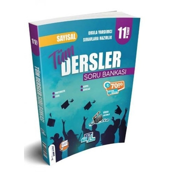 Tümler Yayınları 11. Sınıf Tüm Dersler Sayısal Soru Bankası Komisyon