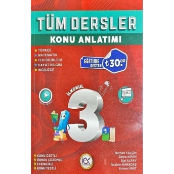 Tümler Yayınları 3. Sınıf Tüm Dersler Konu Anlatımlı Komisyon