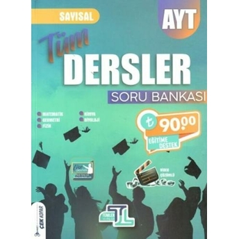 Tümler Yayınları Ayt Tüm Dersler Sayısal Soru Bankası Komisyon