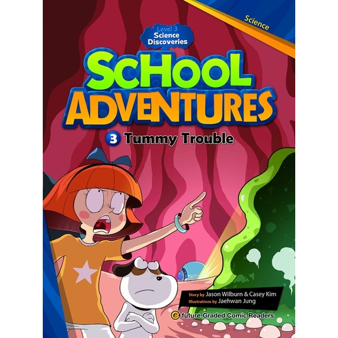 Tummy Trouble + Cd (School Adventures 3)-Jaehwan Jung